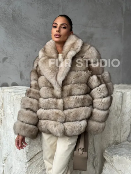 Шуба из песца - фото 12