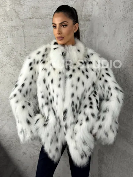Шуба из лисы под рысь 2026 - фото 7