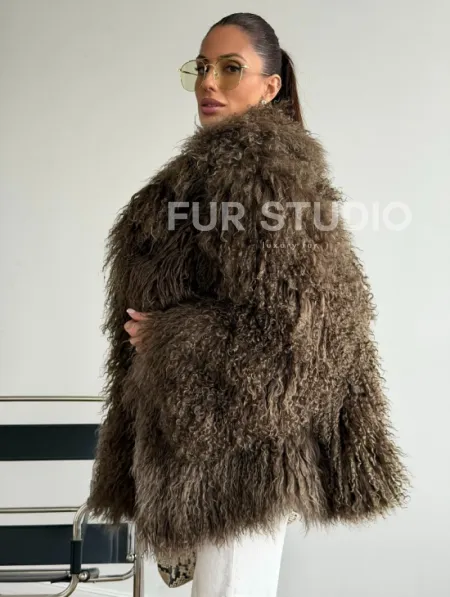 Шуба из лама - фото 6