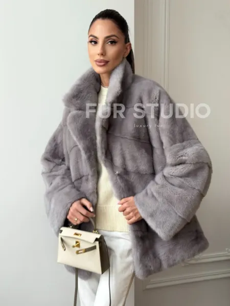 Полушубок норковый - фото 0