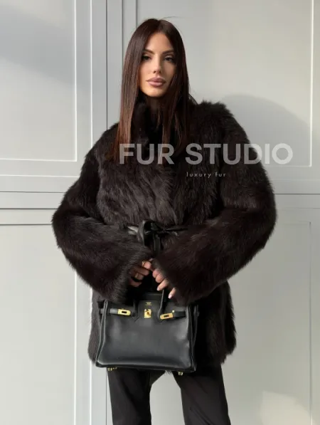 Женская дубленка из тосканы - фото 10