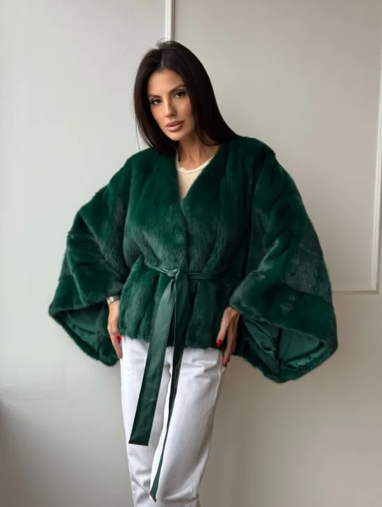 Полушубок из меха североамериканской норки - фасон 