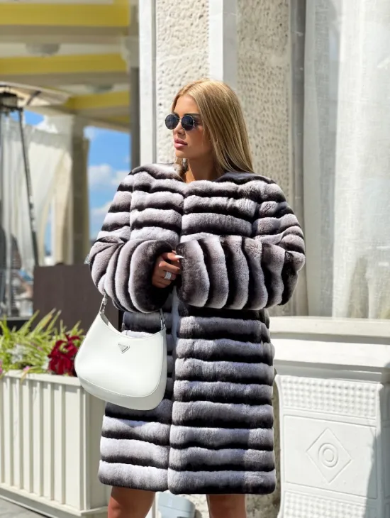 Шиншилловая шуба из орилага - фото 2