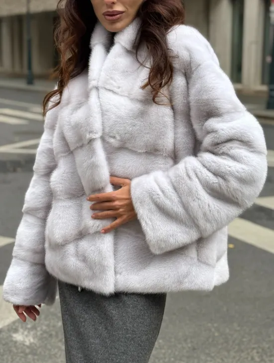 Шуба норковая - короткий жакет - фото 4