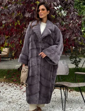 Норковая шуба оверсайз - фото 7