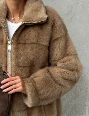 Норковая куртка - фото 3