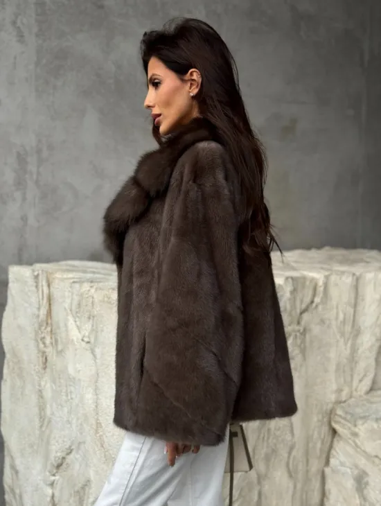 Норковая шуба автоледи - фото 8