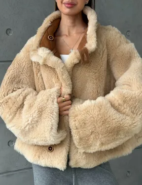 Дубленка - куртка двухсторонняя - фото 5