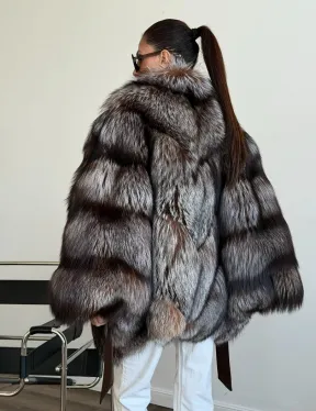 Шуба из лисы - летучая мышь - фото 8