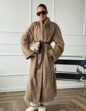 Норковое меховое пальто для женщин - фото 13