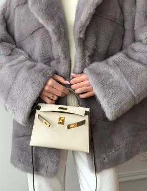 Полушубок норковый - фото 1