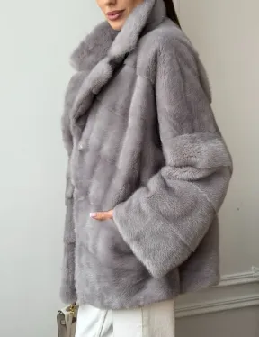 Полушубок норковый - фото 4