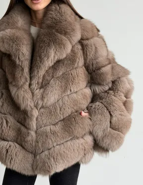 Шуба из меха финского песца - фото 2