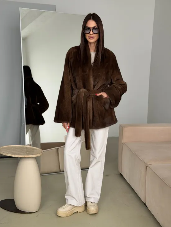 Модная норковая шуба 2026 - фото 8