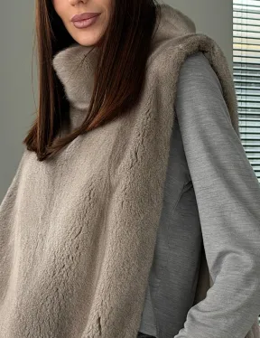 Норковая манишка «весна 2026» - фото 1