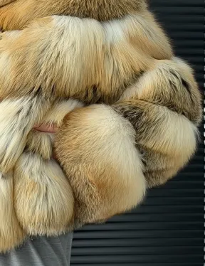 Полушубок из лисы - фото 2